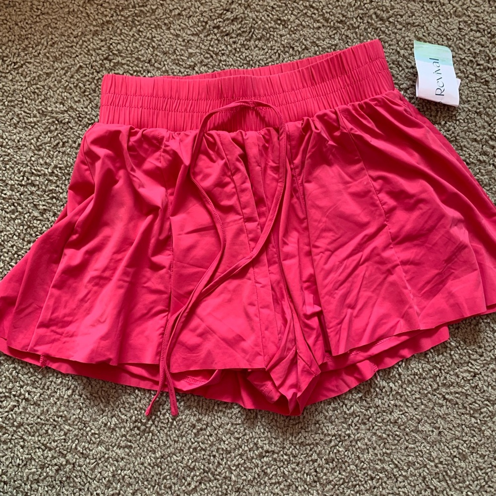 Hot pink shorts
